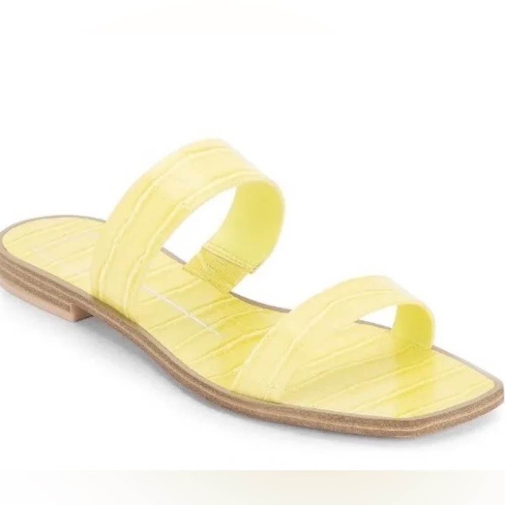 Dolce Vita Isaac Croc Embossed slides